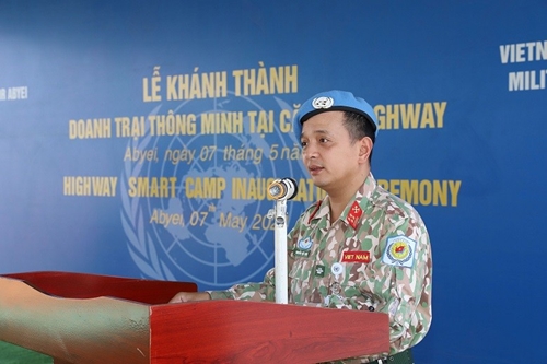 Đội Công binh Việt Nam khánh thành doanh trại thông minh tại căn cứ Highway
