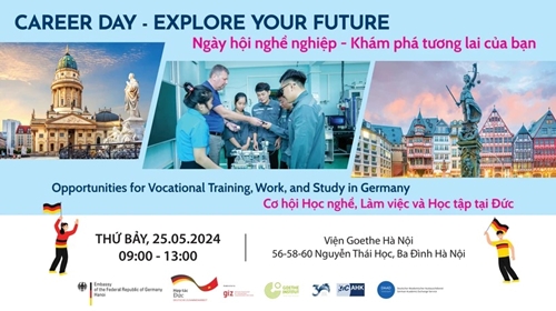 Chương trình Ngày hội việc làm giới thiệu cơ hội nghề nghiệp và học tập tại Đức