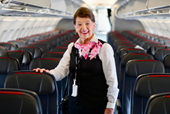 Nữ tiếp viên hàng không phục vụ lâu nhất thế giới qua đời