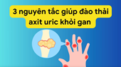 3 nguyên tắc giúp đào thải axit uric khỏi gan