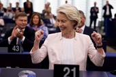 Bà Ursula von der Leyen đắc cử nhiệm kỳ 2 Chủ tịch Ủy ban châu Âu