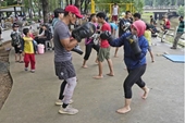 Phụ nữ Indonesia học võ để tự vệ