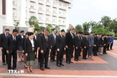 Lào trang trọng tổ chức lễ Quốc tang tưởng niệm Tổng Bí thư Nguyễn Phú Trọng