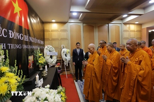 Đại sứ quán Việt Nam tại Thái Lan tham gia trực tuyến Lễ truy điệu Tổng Bí thư