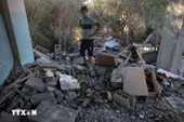 Một trường học tại Gaza bị không kích, nhiều phụ nữ và trẻ em thiệt mạng