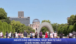 Người dân Hiroshima, Nhật Bản tự hào vì giải Nobel Hòa bình