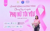 Nâng cao nhận thức phòng chống bệnh ung thư vú bằng các hành động thiết thực