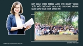 Nữ giáo viên tiếng Anh dạy học trò kết nối thế giới bằng giao lưu văn hóa quốc tế